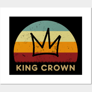 Basquiat King Crown Posters and Art